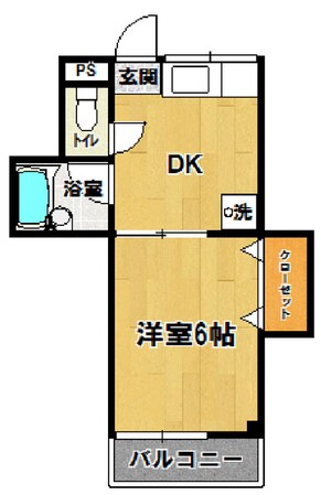 コーポ栗山の物件間取画像